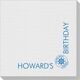 Corner Text with Welcome Aboard Design Linen Like Napkins Image 3 of 3
